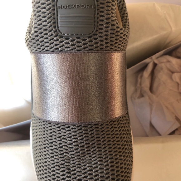 ROCKPORT Womens Slip On Shoes CL ROBYNE SLIPON Size 5.5 M Stone GREY New - Picture 6 of 9